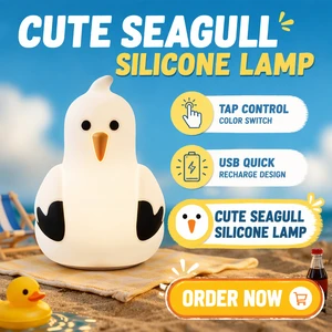 Baby Bedside Custom Mini Lamps Portable Animal Touch Led Usb Rechargeable Sleep Children Kids Bedroom Silicone Lamp Night Light