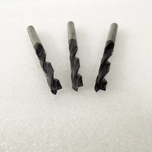 Premium Coated Carbide Flat Bottom Drill Bit with Self-Centering Point for Hardened Steel and Stainless Steel Mold Making CNC