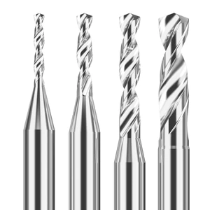 Huhao 4MM Shank Solid Carbide Drill Bit Tungsten Steel Drill Fixed Handle Metal Precise Drill Twists Tool D4 Aluminum D5 D6 D8