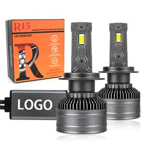 Economic High Power R15 200W 40000LM Canbus Led Headlight Bulbs H11 Led Headlight 9005 Led Headlight Bulb H4 H7 880 H13 9007
