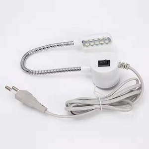 10/19/20/30LED Portable Sewing Machine Light LED Light Magnetic Mounting Base Gooseneck Lamp for All Sewing Machine Lighting