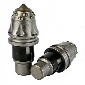 Rock Core Drilling Bucket With Bullet Bits U40hd Tungsten Teeth