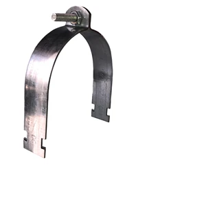UTT80 Two-piece Pipe Clamp Carbon Steel Galvanized - Fits 1/2