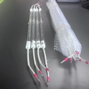 Clear Quartz Halogen Straight Infrared Heating Lamp for Curing Heating