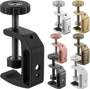 Heavy Duty Stainless Steel C-Clamp, Adjustable Wide Jaw Woodworking Tiger Clamp, CNC Precision Custom Metalworking Tool
