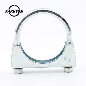 Carbon Steel 304SS Zinc Plated U Bolt Clamp Model UBC for Exhaust Pipe Connection Auto Parts Heavy Duty Clamp