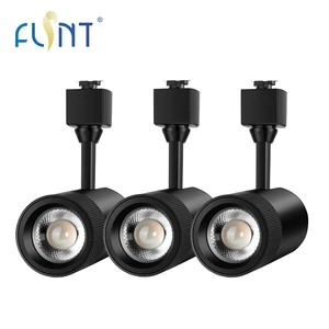 Fast Delivery Modern Indoor Aluminum LED Dimmable Track Light Head COB Spotlight 15W 1200lm 3000K RA90 Vertically Adjustable 90