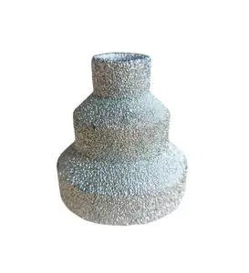 Soliboss Brazed Pagoda Diamond Gold M10 Three-Step Drill Bits 20mm 35mm 50mm High Performance Chamfering Edge Drilling Drill
