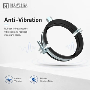 Standard Pipe Clamp Hanging Pipe Clamp Suspended Pipe Clamp for Ceiling Mounted Pipe Hanger System Projects