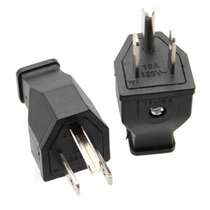 Black Copper American Power Plug American Standard Plug