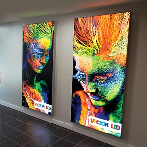 High Bright Promotion Store Logo Customized Led Display Board Advertising Light Box