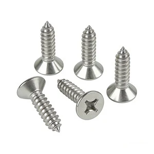 Wholesale High Quality Stainless Steel Flat Head Self Tapping Screws