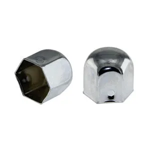 Chrome Plated Metal Wheel Nut Cover