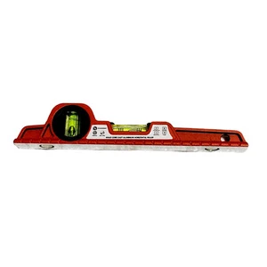 Heavy-Duty Magnetic Level Gauge - Professional Construction Grade with Strong Magnetic Base