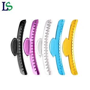 Specialized Hairdressing Barber Salon Positioning Wave-shaped Clips For Hairstylist Big Size Aluminum Hair Clip