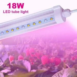 Indoor Plant Light Vertical Farming LED Strip 18W 36W LED Tube Light Led Grow Light For Seeding Veg