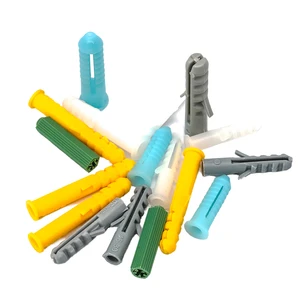 Plastic Self-tapping DIN Zinc-Plated Gypsum Board Expansion Anchor Bolts with Screws 420 lb Capacity