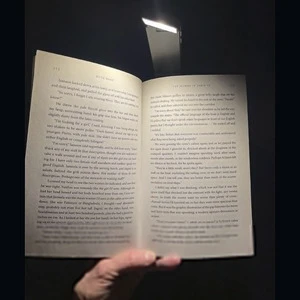 Rechargeable Book Light for Reading in Bed with Memory Function- Eye Caring 3 Color Temperatures,5 Level Dimming Brightness