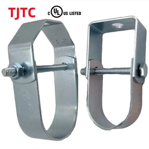 Galvanized Carbon Steel Pipe Clamp Clevis Hangers for Fire Protection System Fire Sprinkler System Pipe Fittings