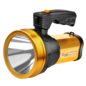 New 2 Modes Long Distance Rechargeable Searchlight Flashlight Waterproof USB Rechargeable Flashlight LED Search Light