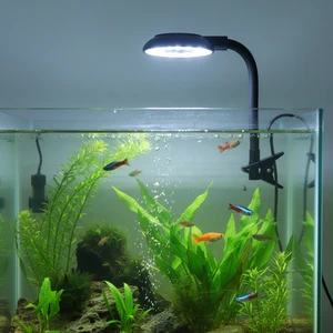 Premium Dimmable Full Spectrum Energy Saving USB Clip LED Aquarium Light Baiyi AQ004 for Fish Tank Aquatic Plants