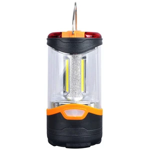 Solar Panel Rechargeable Outdoors Camping LED Lantern with USB Output LED Light