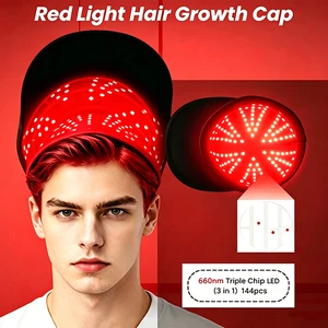USB Powered 96 LED Hair Growth Cap Red Light Therapy 660nm 850nm For Scalp Care Hair Regrowth Thinning Treatment