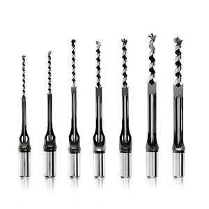 Square Countersink Hole Drill Bit Set Adjustable Replaceable Drill Bits Sink Holes for Woodworking