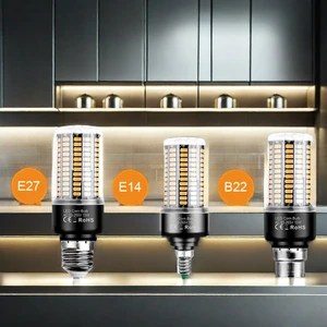 LOHAS LED Corn Light Bulb E14 E27 B22 Sewing Machine Corn Bulbs Lighting No-Flicker LED Light Corn for Kitchen Restaurant