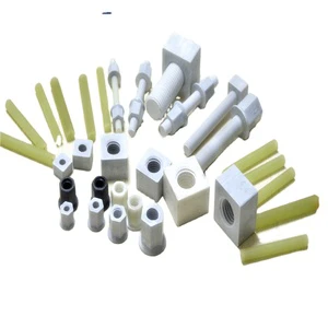 High Tensile Strength FRP Fastener Fiberglass Nuts Bolts High Thermal Insulation Hex Flanged Nut