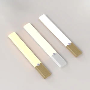 New Arrival 2025 Wireless Usb Rechargeable Motion Sensor Under Cabinet Led Lights Stairs Step Closet Lamp