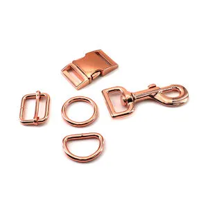 Strong Custom Color Zinc Alloy Metal Swivel Snap Hook Dog Leash Clips Lightweight Durable Gourd Buckle Keychain Climbing Hook