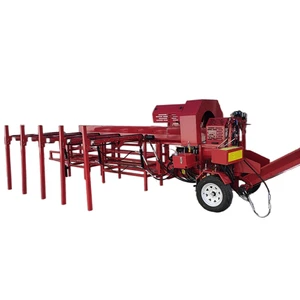Hydraulic Firewood Processor 50 Ton Chain Saw Log Splitter Wood Cutting Machine