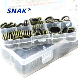 SNAK Factory NBR Material Bonded Seal With Iron Steel Usit Ring Rubber Metal Compound Washer Box