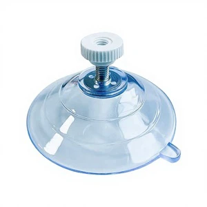 Hot Seller Transparent Screw Suction Cup Clear PVC Sucker Removable for Industrial Household Daily Holder Parts