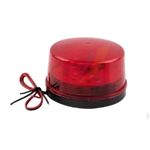 Factory DC 24V Yellow PC Traffic Light Safety Warning Flashing Lamp for Traffic Warning