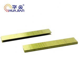 20Ga Galvanized Steel Pin Fasteners Nail Factory for Sale 4J 22mm Staples with Smooth Shank Type