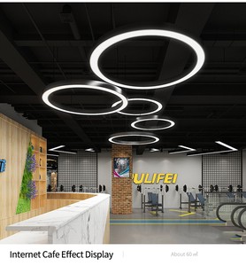 Pendant Light Chandelier LED Ring Suspended Light CE Listed for Home or Office Use