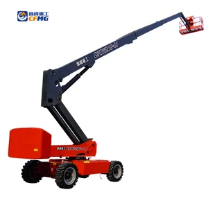 4x4 Hydraulic Portable Mini Electric Lifter With 16m Boom For Building And Air Conditioning