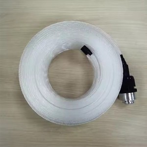 High Quality LED Fiber Optic Light 0.75mm End Glow Aluminum Body with Mesh and Plastic Optical Fiber Remote Control Dimmable