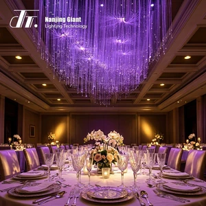 Hotel Fiber Optic Pendent Star Light Fiber Optic Waterfall avatar Light