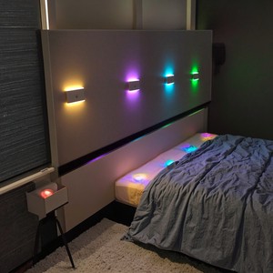 Smart Rechargeable Color Changing Motion Sensor Led Night Lights Eye Protection Bedside Night Lamp For Bedroom Bathroom