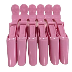 Wholesale Wide Teeth Double Hinged Design Styling Sectioning Crocodile Alligator Clips for Professional Hair Salon makeup tool