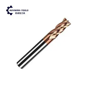 OEM 4 Flute Solid Carbide End Mill 5mm Cutting Dia 20mm Flute Length 5mm Shank 75mm OAL Tungsten Steel CNC Milling Cutter