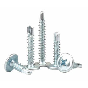Ss304 Stainless Steel Driver Zinc Plated Phillips Modified Truss Head Galvanized Self Drilling Screws