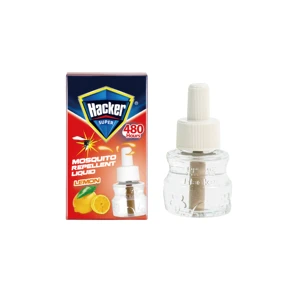 Hacker Long Lasting Lemon Scented Mosquito Solid Repellent Electric Refill With 3-Year Validity For Home Use