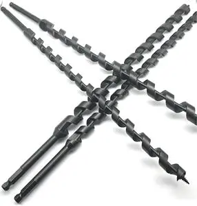 2025 Extra Long Hex Shank Spiral Drill Bit Set for Deep Drilling in Wood