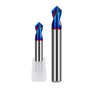 Spot Drill Bits Point 60 90 120Dgrees Carbide CNC Chamfering Drilling Hole Guide Tool Tungsten Steel Location Center Point Drill