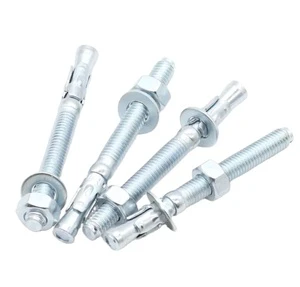 wedge anchor expansion anchors in carbon steel and stainless steel, approved for cracked concrete, uncracked concrete