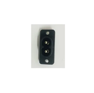 AC 2 Pins 8 Type Male Power Plug Socket Black Hot Offer